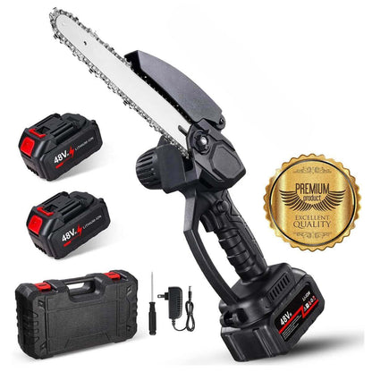 ¡Potencia en tu mano! Mini Motosierra 48V Incluye maletín y 2 baterías 🔋